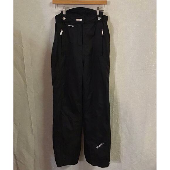 Spyder Snow ski snowboard XTL Thininsulate Pants size 12 women’s Black - Picture 1 of 9